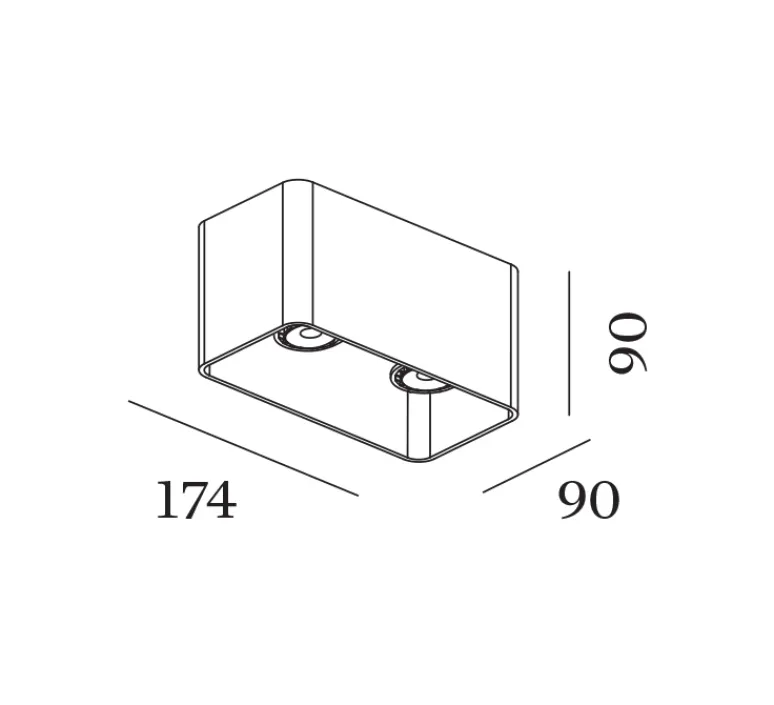 Plafonnier & Spot*Wever&Ducré Plafonnier, Docus 2.0 PAR16, , L17,4cm, H9cm - or