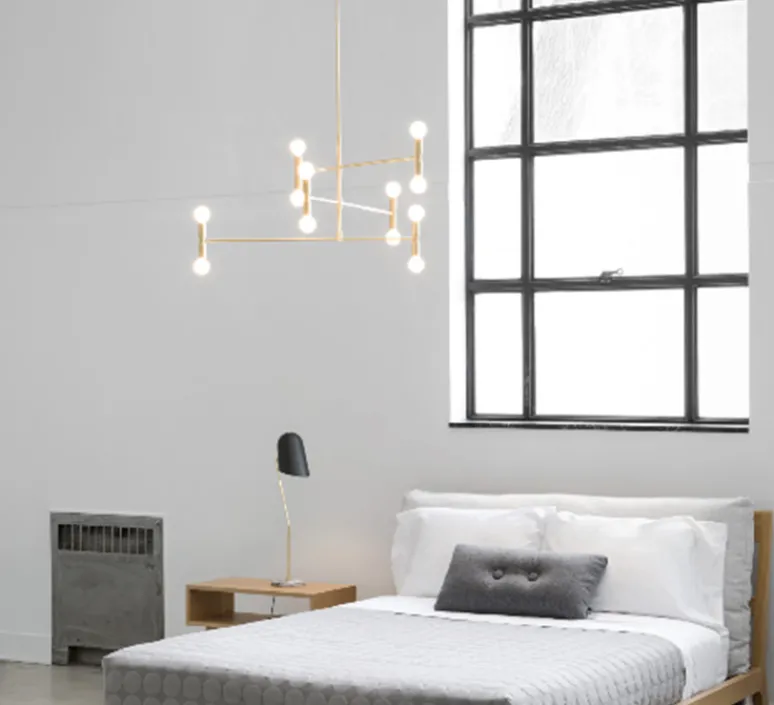 Plafonnier & Spot*Lambert&Fils Plafonnier, Dot 01, , Ø96,5cm, H93cm - laiton