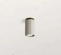 Plafonnier & Spot*Il Fanale Plafonnier, Dune 299.06.OSC, , Ø10cm, H16,5cm- laiton bruni et céramique