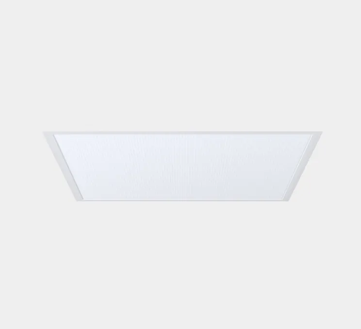 Plafonnier, Ecofit Plus, blanc, IP40, LED, 3000K, 3350 lm, Ø59,5cm, H1,5cm - LEDS C4