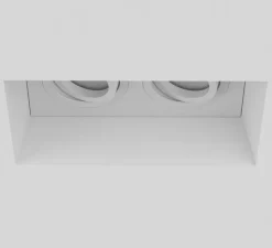 Plafonnier & Spot*Astro Plafonnier encastrable, o Twin Adjustable, , L11,5cm, H19,5cm - blanc