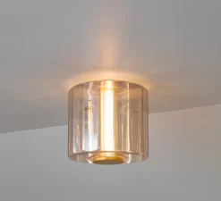 Plafonnier & Spot*A-N-D Plafonnier encastrable, Column 300, , LED, 2700K, 711 lm, Ø27,5cm, H29,5cm - ambre