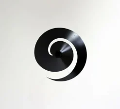 Plafonnier, Escargot 85, noir, Ø93cm, H60cm - Serge Mouille