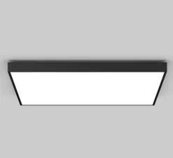 Plafonnier & Spot*XAL Plafonnier, Flow 600 surface, , IP40, LED, dim, 3000K, 6060 lm, L59,1cm, P4,6cm - noir