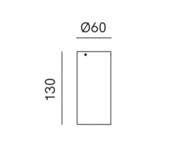 Plafonnier & Spot*Il Fanale Plafonnier, Girasoli, fer antique, Ø6cm, H13cm - fer antique