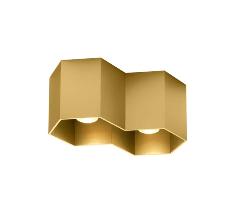 Plafonnier & Spot*Wever&Ducré Plafonnier, Hexo 2.0 LED, , LED, dim, 2700K, 1340 lm, L22cm, H10cm - or