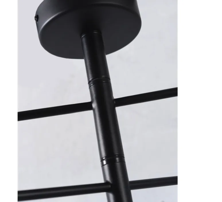 Plafonnier & Spot*Good&Mojo Plafonnier, Izmir 3, , Ø124cm, H39cm - noir