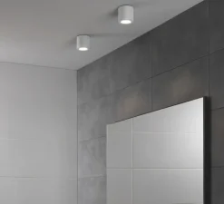 Plafonnier & Spot*Astro Plafonnier, Kos Round 140, , IP65, LED, dim, 3000k, 900 lm, Ø11,5cm, H14cm - blanc mat