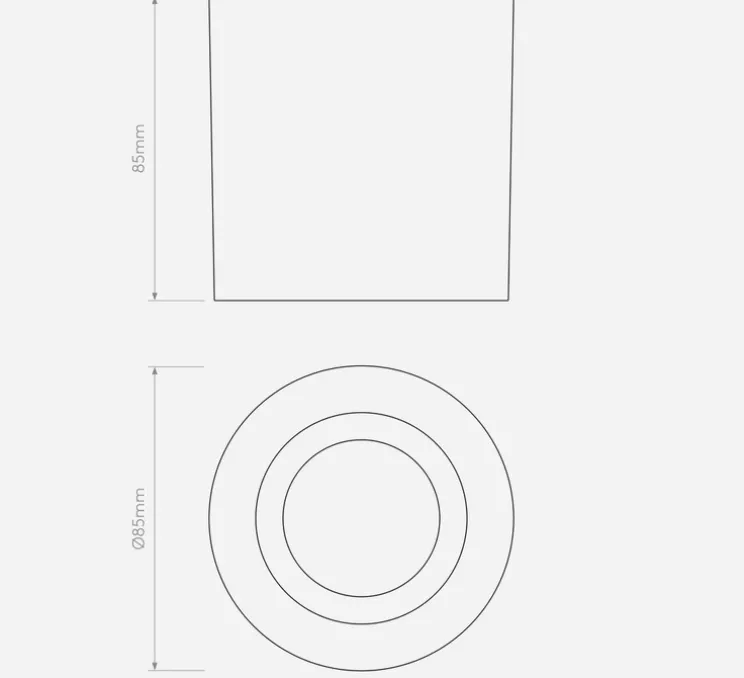 Plafonnier, Kos Round, laiton massif, IP44, Ø8,5cm, H8,5cm - ASTRO