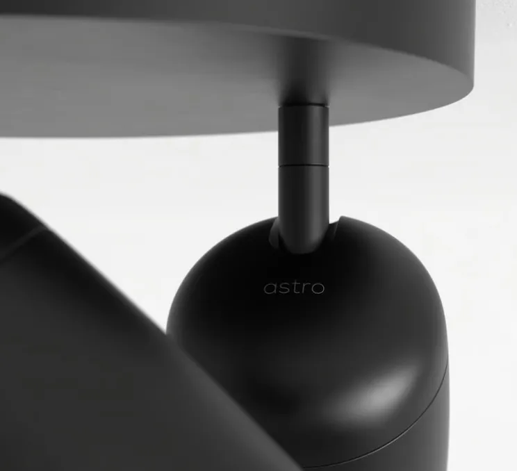 Plafonnier, Koto Triple Round, noir mat, Ø22cm, H16,6cm - Astro