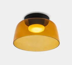 Plafonnier & Spot*LEDS C4 Plafonnier, Levels, 1 Body, , LED, dim, 2700-3000-4000K, 1850 lm, Ø32cm, H20cm - ambré