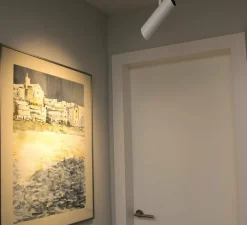 Plafonnier & Spot*Faro Plafonnier, LINK, , L9cm, H46cm - blanc