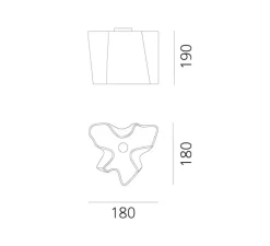 Plafonnier & Spot*Artemide Plafonnier, Logico Micro, , Ø18cm, H19cm - blanc