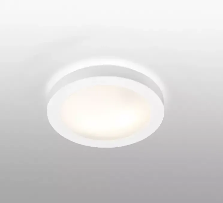 Plafonnier, Logos 2, blanc, IP44, Ø35cm, H10cm - Faro