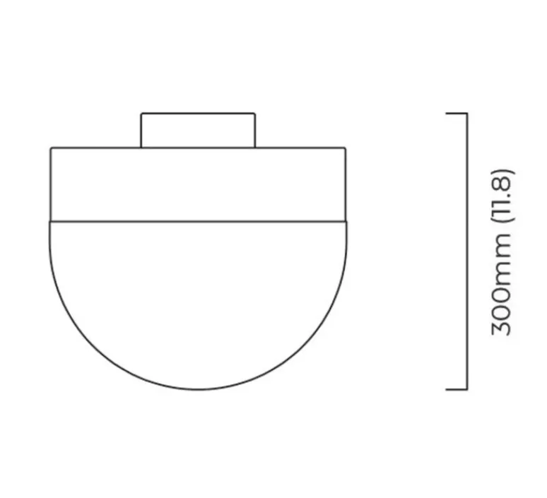 Plafonnier & Spot*CTO lighting Plafonnier, Lucid Flush 300, , L30cm, H30cm - laiton satiné