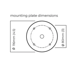 Plafonnier & Spot*CTO lighting Plafonnier, Lucid Flush 300, , L30cm, H30cm - laiton satiné