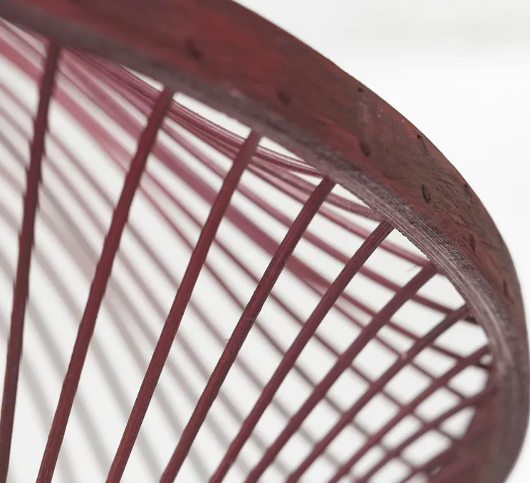 Plafonnier, Maui S, burgundy, Ø50cm, H25cm - Good&Mojo