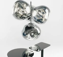 Plafonnier & Spot*Tom Dixon Plafonnier, Melt Small, , LED, dim, 3000k, 2300 lm, Ø98cm, H103cm - chrome argent