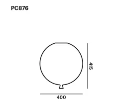 Plafonnier & Spot*Brokis Plafonnier, Memory 400, , Ø40cm, H41,5cm - turquoise brillant, câble blanc