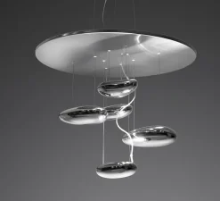 Plafonnier & Spot*Artemide Plafonnier, Mercury Mini, , LED, dim, 2700K, 1447 lm, Ø70cm, H56,2cm - chrome