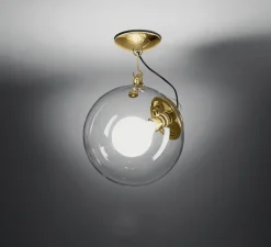 Plafonnier & Spot*Artemide Plafonnier, Miconos, , Ø30cm, H48cm - doré satiné