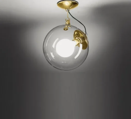 Plafonnier & Spot*Artemide Plafonnier, Miconos, , Ø30cm, H48cm - doré satiné