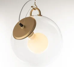 Plafonnier & Spot*Artemide Plafonnier, Miconos, , Ø30cm, H48cm - doré satiné