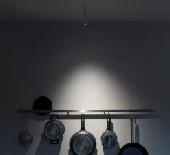 Plafonnier & Spot*Davide Groppi Plafonnier, Mira R, , LED, 2700K, 352 lm, Ø2,5cm, H18,3cm - blanc mat