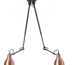 Plafonnier & Spot*DCW éditions Paris Plafonnier, N°302 Double BL-Copper, , L14cm, H88,4cm - cuivre