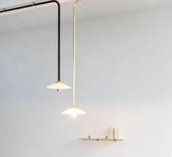 Plafonnier, N°1, laiton, L91,5cm, H93cm - Valerie_Objects