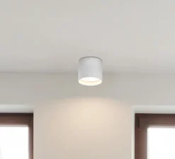 Plafonnier & Spot*Faro Plafonnier, Natsu, , Ø15,2cm, H13,5cm, LED, 3000K, 1275 lm - blanc