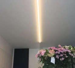 Plafonnier, Ninza C, noir, LED, 2700K, 660lm, L240cm, H3,5cm - Dark