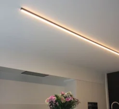 Plafonnier & Spot*DARK Plafonnier, Ninza C, , LED, 2700K, 660 lm, L180cm, H3,5cm - noir