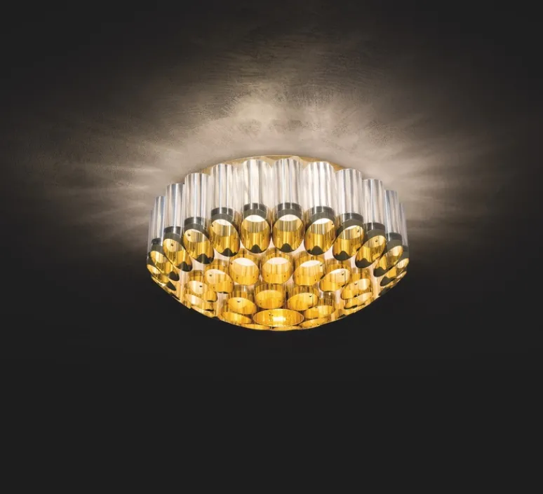 Plafonnier & Spot*Slamp Plafonnier, Odeon, , Ø65cm, H33cm - or