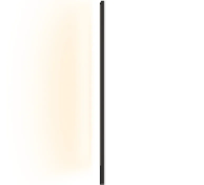 Plafonnier & Spot*Vibia Plafonnier, Offset 1765, , LED, dim, Infinite Colour (TW + RGB), Protopixel, 2700-3000-3500K, 3880/3144 lm, L225cm, H7cm - noir