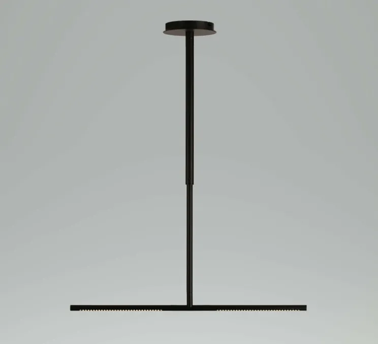 Plafonnier, Omni, noir, LED, dim, 2700K, 1200 lm, L74cm, H1,9cm - Umage
