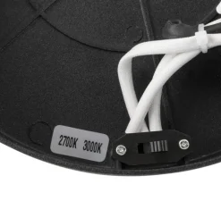 Plafonnier, ONE 60, noir, LED, dim, 2700/3000K, 550 lm, Ø60cm, H11,5cm - Slv