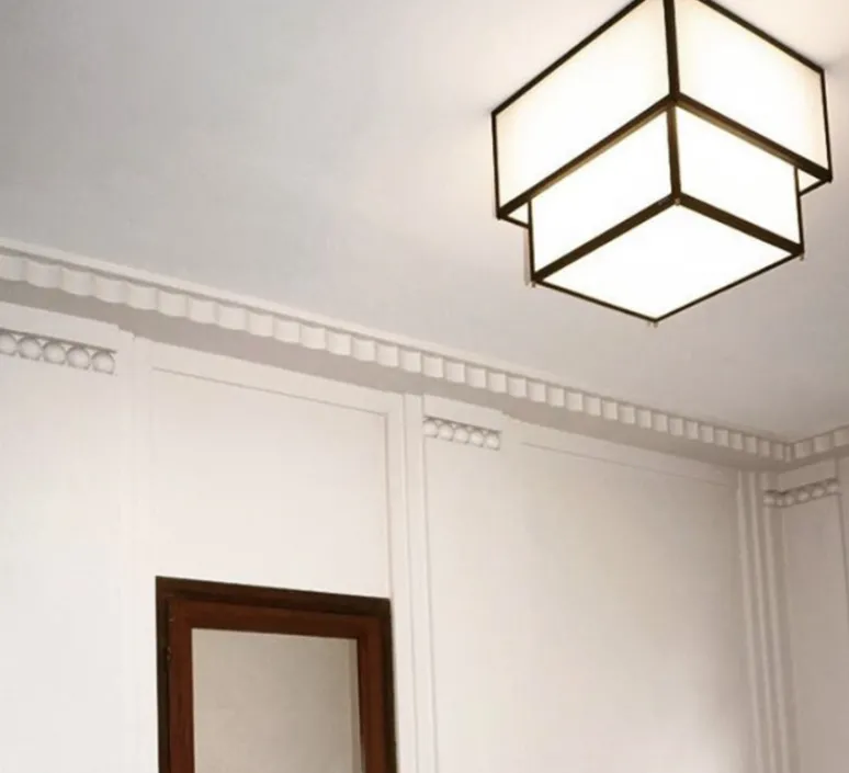 Applique|Plafonnier & Spot*Raphaël Armand Plafonnier, Oto 430, , IP44, LED, 2700K, 1250 à 2500 lm, L42cm, H31cm - noir