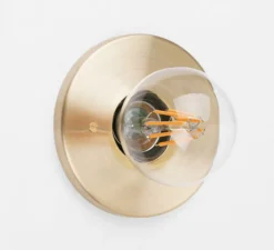 Plafonnier & Spot*Zangra Plafonnier ou spot E27, adele, , L10cm, H10cm - laiton