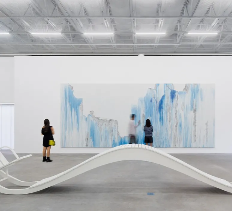 Plafonnier & Spot*O/M Light Plafonnier ou suspension, Tubo 50 on/off, , IP67, LED, 2700K, 1790lm, L63,2cm, H5cm - givré