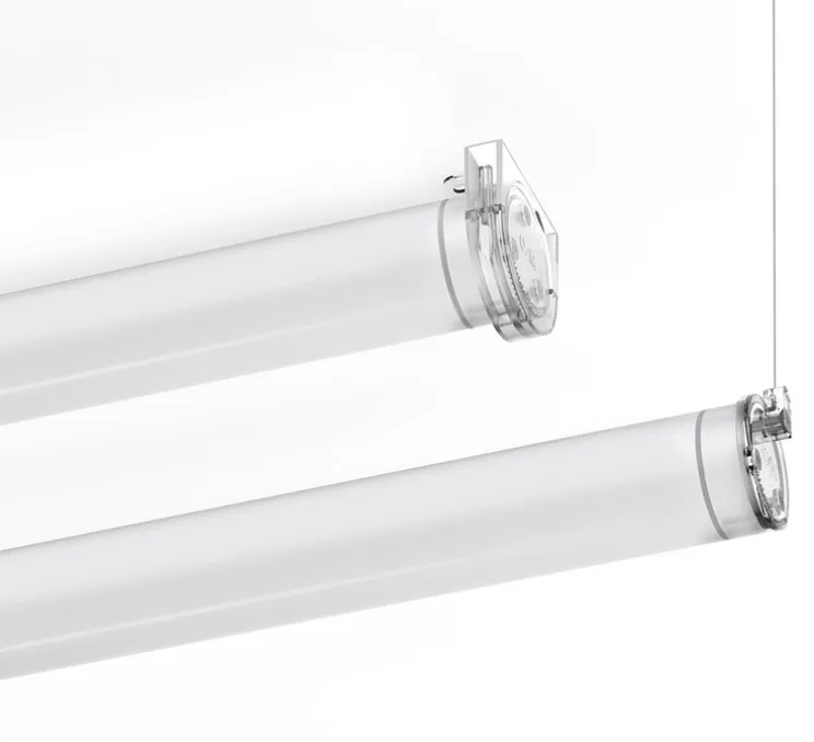 Plafonnier ou suspension, Tubo 50 on/off, givré, IP67, LED, 2700K, 1130lm, L63,2cm, H5cm - O/M Light