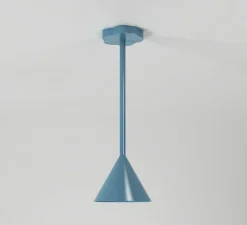 Plafonnier & Spot*Atelier Areti Plafonnier, Outlines, , L20cm, H58,8cm - bleu