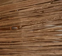 Plafonnier, Panama L, marron, Ø65cm, H7cm - Good&Mojo