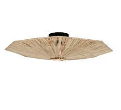 Plafonnier, Panama L, naturel , Ø65cm, H7cm - Good&Mojo