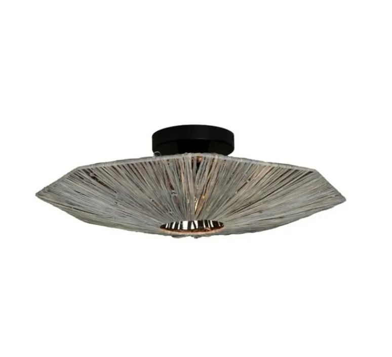 Plafonnier & Spot*Good&Mojo Plafonnier, Panama S, , Ø45cm, H5cm - gris