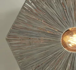 Plafonnier & Spot*Good&Mojo Plafonnier, Panama S, , Ø45cm, H5cm - gris