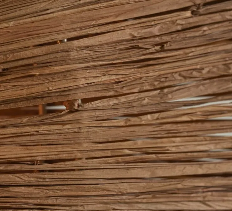 Plafonnier, Panama S, marron, Ø45cm, H5cm - Good&Mojo