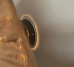 Plafonnier, Panama S, marron, Ø45cm, H5cm - Good&Mojo