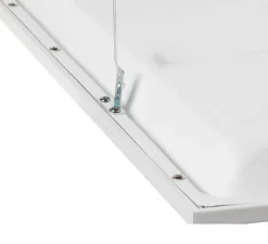 Plafonnier & Spot*SLV Plafonnier, Panel C, , IP54, LED, dim, 4000K, 4650 lm, L59,5cm, H59,5cm - blanc