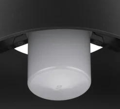 Plafonnier & Spot*SLV Plafonnier, Photoni , , IP65, Ø22,4cm, H17,5cm - noir